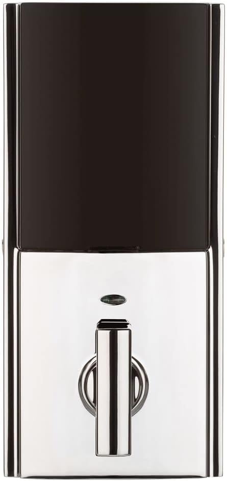 Kwikset 916 Keyless Entry Touchscreen SmartCode Electronic Deadbolt Smart Lock Featuring SmartKey Security and ZigBee 3.0 Technology in Contemporary Venetian Bronze, Zigbee Hub Sold Separately(Polished Chrome)