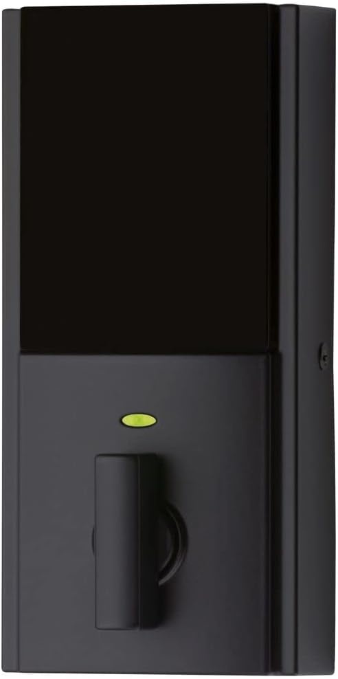 Kwikset 914 Contemporary Keypad SmartCode Electronic Deadbolt Smart Lock featuring SmartKey Security and ZigBee 3.0 Technology in Matte Black(Pack of 2)