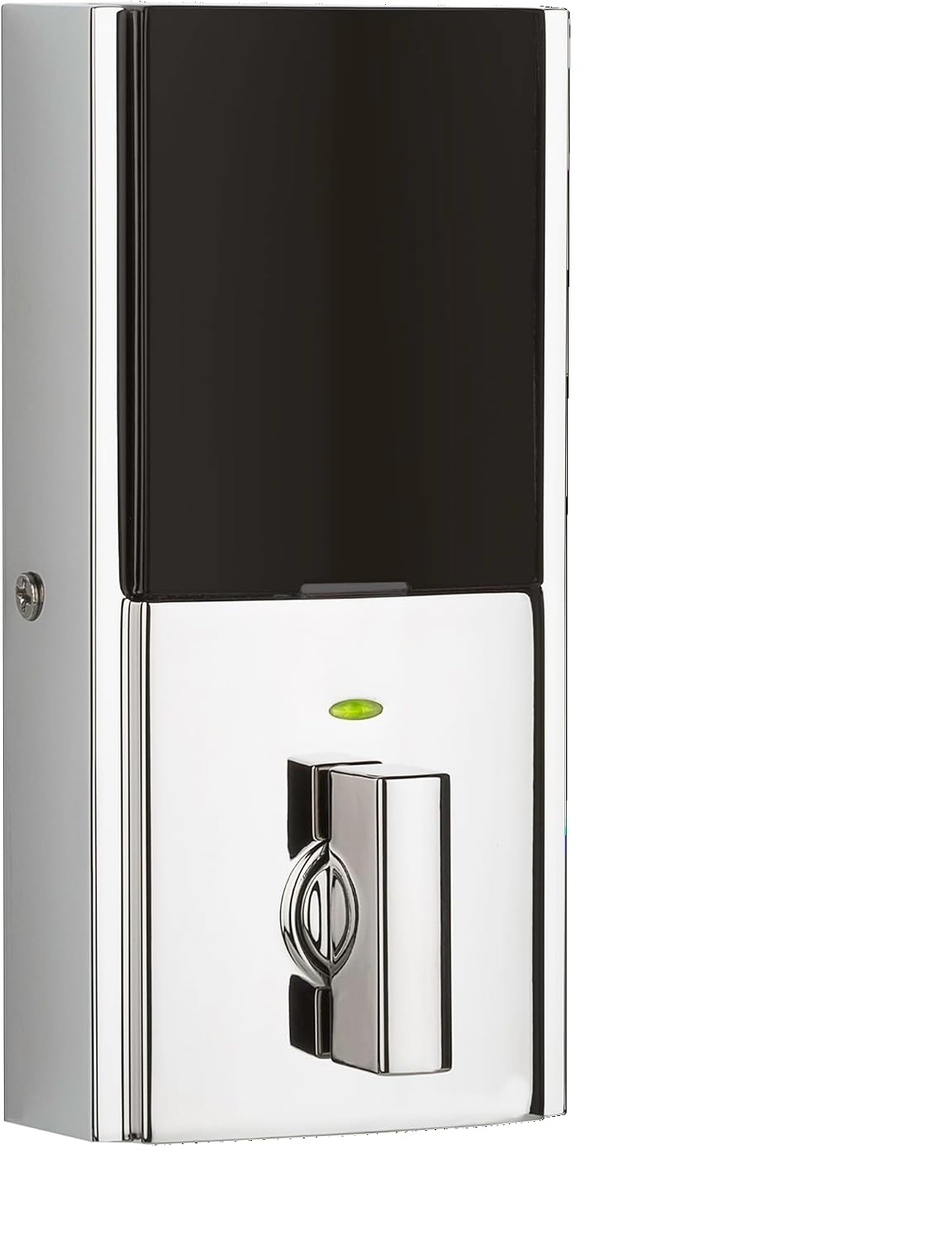 Kwikset 914 Contemporary Keypad SmartCode Electronic Deadbolt Smart Lock featuring SmartKey Security and ZigBee 3.0 Technology in Venetian Bronze(Polished Chrome)