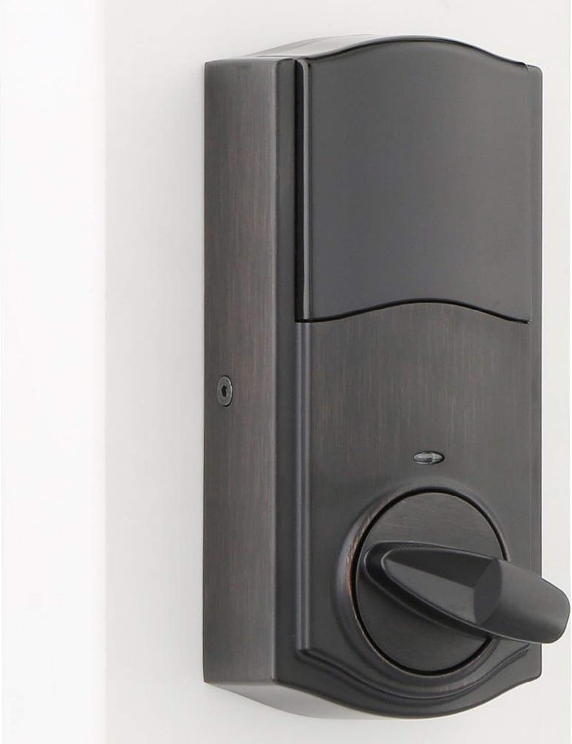 Kwikset 99160-021 SmartCode 916 Traditional Smart Lock Touchscreen Electronic Deadbolt Front Door Lock with SmartKey Security and Z-Wave Plus in Venetian Bronze(Venetian Bronze)