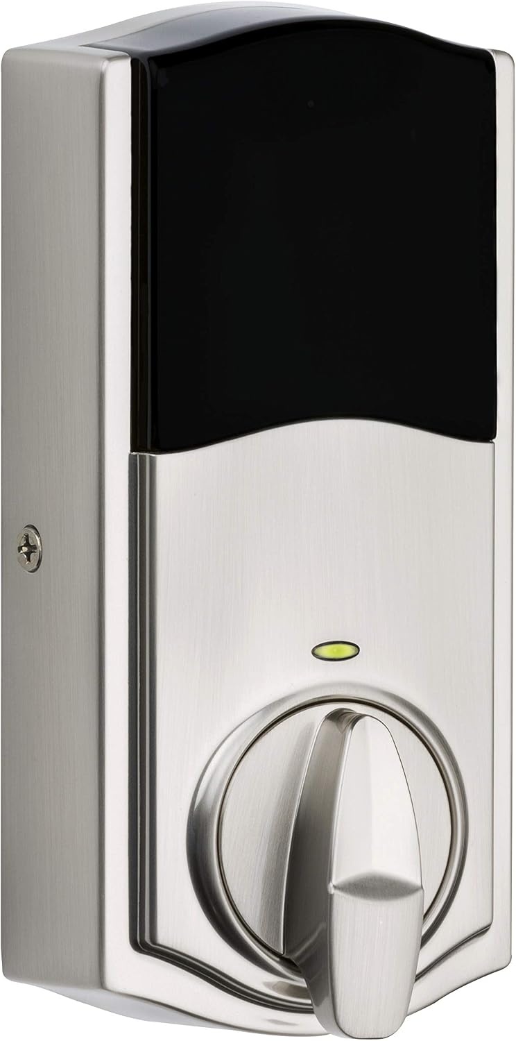 Kwikset 914 Traditional Keypad SmartCode Electronic Deadbolt Smart Lock featuring SmartKey Security and ZigBee 3.0 Technology in Satin Nickel((Pack of 2))