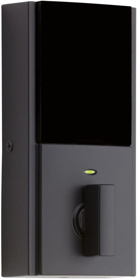 Kwikset 914 Contemporary Keypad SmartCode Electronic Deadbolt Smart Lock featuring SmartKey Security and ZigBee 3.0 Technology in Matte Black((Pack of 1))